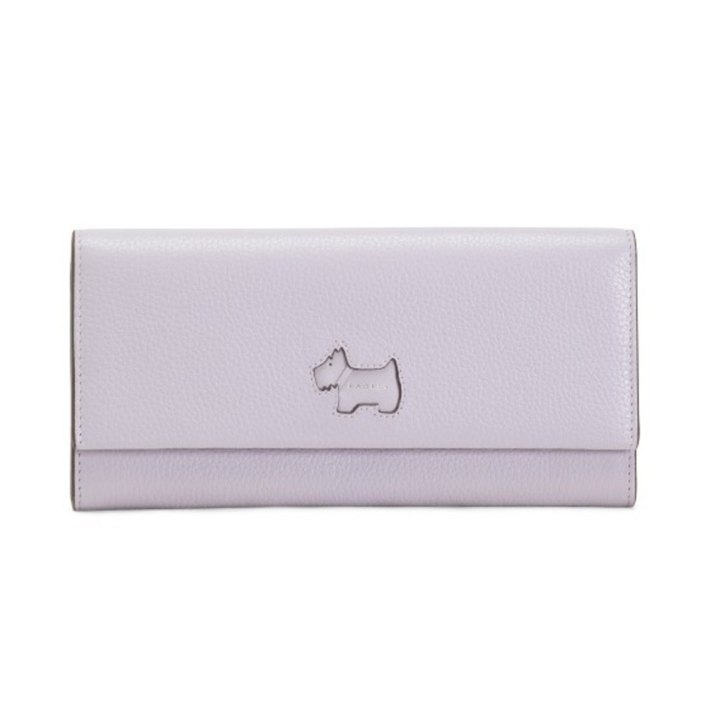 Radley OS Leather Flapover Wallet 8in x 3.5in Large Matinee Style